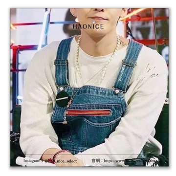 【HAO NICE 】100%韓國正品 PEACEMINUSONE背帶褲權志龍GD同款PMO連體背帶牛仔褲
