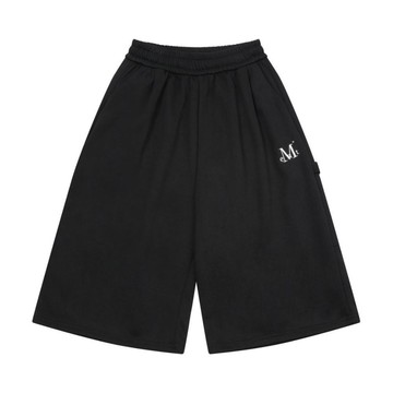 韓國 MUCENT HAMMER SIDE POCKET CARPENTER 側袋工裝風棉質半長褲 黑色 BLACK