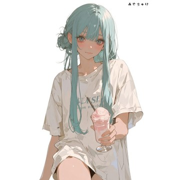 【8 月新款】07-139-0266 人物貼紙 簡約夏日女孩