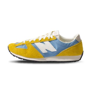 New Balance 471 男鞋 女鞋 藍黃色 復古 穿搭 麂皮 尼龍 休閒 運動 慢跑鞋 U471VBC