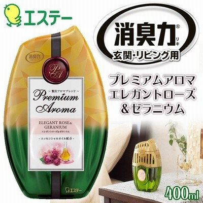 お部屋の消臭力 プレミアムアロマ エレガントローズ ゼラニウム 400ml エステー 消臭剤 芳香剤 室内用 置き型 リビング 玄関 日本製 プレミアムaroma 通販 Lineポイント最大0 5 Get Lineショッピング