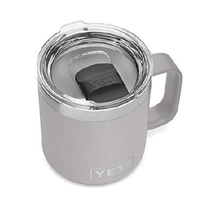 YETI Rambler 10 oz Stackable Mug, Vacuum Insulated, Stainless Steel with MagSlider Lid, Granite Gray