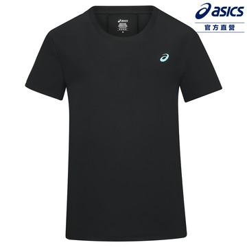 ASICS 亞瑟士 涼感短袖上衣 女款 亞洲版 跑步上衣 2012D715-001