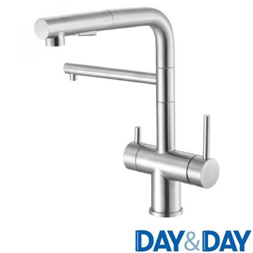 【DAY&DAY】304不鏽鋼RO伸縮花灑立式龍頭