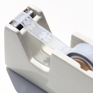 針織蕾絲透明膠帶|牛奶花