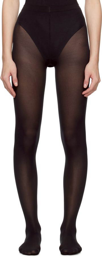 Wolford 黑色 Velvet de Luxe 50 连裤袜
