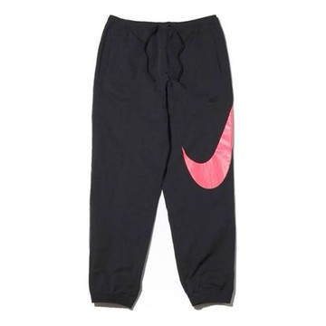 Nike Sportswear Big Swoosh Woven Pant 'Black Pink'