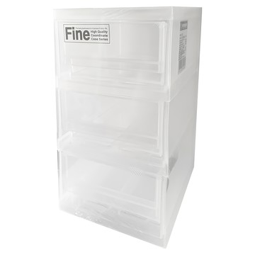 KEYWAY 聯府 mini三層收納盒 三小抽 S(160 x 136 x 247mm) 3L  三層收納盒  1個