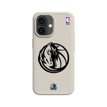 iPhone 16 SolidX 貝殼灰 - NBA - B&W-達拉斯獨行俠 Dallas Mavericks B&W