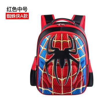 【臺灣-出貨】蜘蛛俠卡通書包男國小生兒童雙肩揹包1-3-6年級5-12週歲3D立體輕FHU1