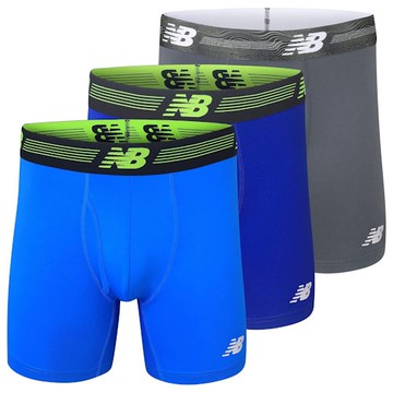 New Balance 棉性能合身四角內褲3件組(多色系)