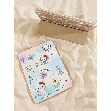 Y折夢幻kt貓蘋果iPadair7/6/5平板保護套pro平板殼11/10/9保護殼