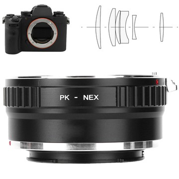pentax鏡頭的Fikaz Pknex適配器環適合Sony E Mount無反光相機