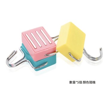 y344磁鐵掛勾  顏色隨機  5個