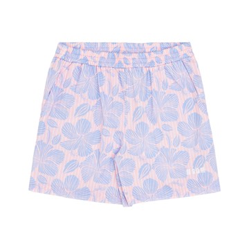 MSGM Kids 扶桑花條紋短褲