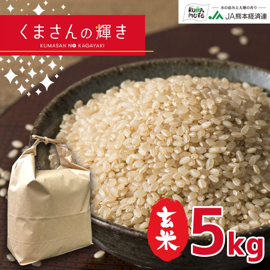 玄米　くまさんの輝き　5kg　国産　お米　熊本県産