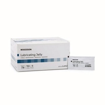 Lubricating Jelly McKesson 3 Gram Individual Packet Sterile Case of 864 by McKesson