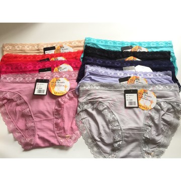 ❤️Vivy peach❤️現貨 中腰 莫代爾棉 蠶絲 內褲 蕾絲 莫代爾材質 蠶絲褲底 超級 舒適 柔軟 816