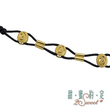 【甜蜜約定】純金皮手鍊-約重1.08錢(HC-S1655)