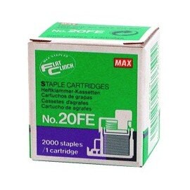 MAX 美克司 電動釘書針 ( EH-20F 電動釘書機適用 )2000pcs/盒 NO.20FE｜領券最高折$220