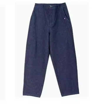 現貨+預購 高腰牛仔褲寬管長褲大碼寬褲直筒褲裙落地褲休閒女裝-鏽花純棉寬鬆女褲子74kc34【獨家進口】【米蘭精品】