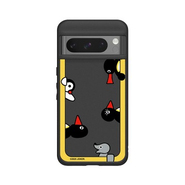 Pixel 8 Pro SolidSuit 黑 - Pingu 企鵝家族 - Pingu與他的家人