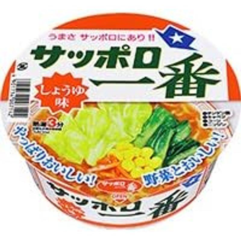 サンヨー食品 サッポロ一番 しょうゆ味 どんぶり1箱12食