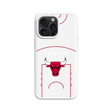 iPhone 15 Pro Max SolidX 白 - NBA - 球場系列-芝加哥公牛 Chicago Bulls - Court
