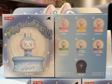 POPMART 泡泡瑪特 LABUBU THE MONSTER 三代 前方高能 水晶球系列 拉布布 公仔 盲盒