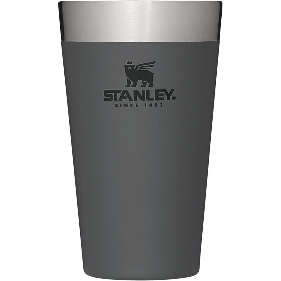 Stanley Adventure Stacking Beer Pint 0.47L Charcoal   Travel Mug Keeps Beer