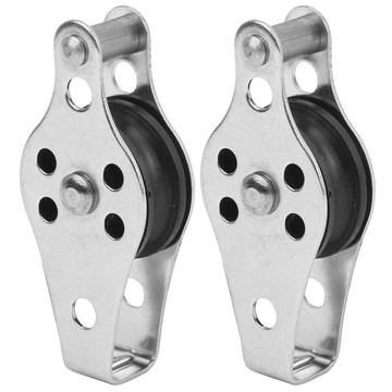 [waroom01] 2 件不銹鋼單輪強力促銷軸承旋轉繩滑輪防銹