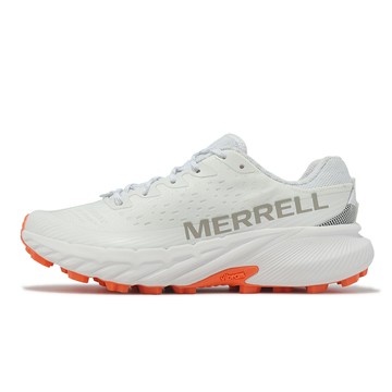 Merrell 越野跑鞋 Agility Peak 5 女鞋 白 橘 回彈 抓地 戶外 運動鞋 ML068710