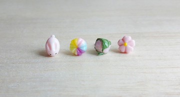 和菓子組  純銀耳環/耳夾