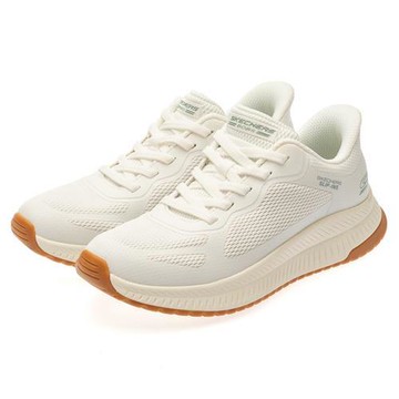 SKECHERS 女休閒系列 瞬穿舒適科技 BOBS SQUAD 4 (117624WHT)