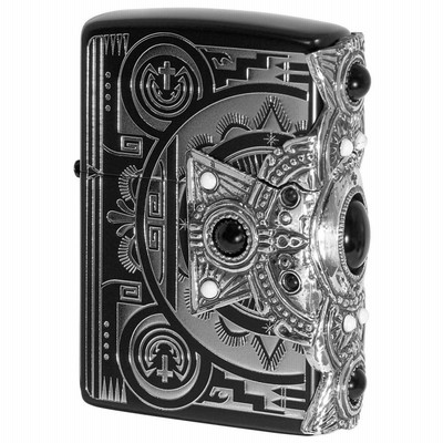 Zippo ジッポ ジッポー ライター INDIAN SPIRIT インディアンスピリット BK クロス