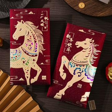 🔥臺灣出貨🔥新款2026馬年紅包創意利是春節卡通個性生肖高檔通用新年壓歲紅包