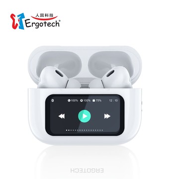 Ergotech 人因 BW80W彩色觸控螢幕ANC降噪藍牙耳機