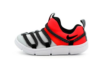 TD NIKE NOVICE RUNNING SHOES GREY/BLACK/RED