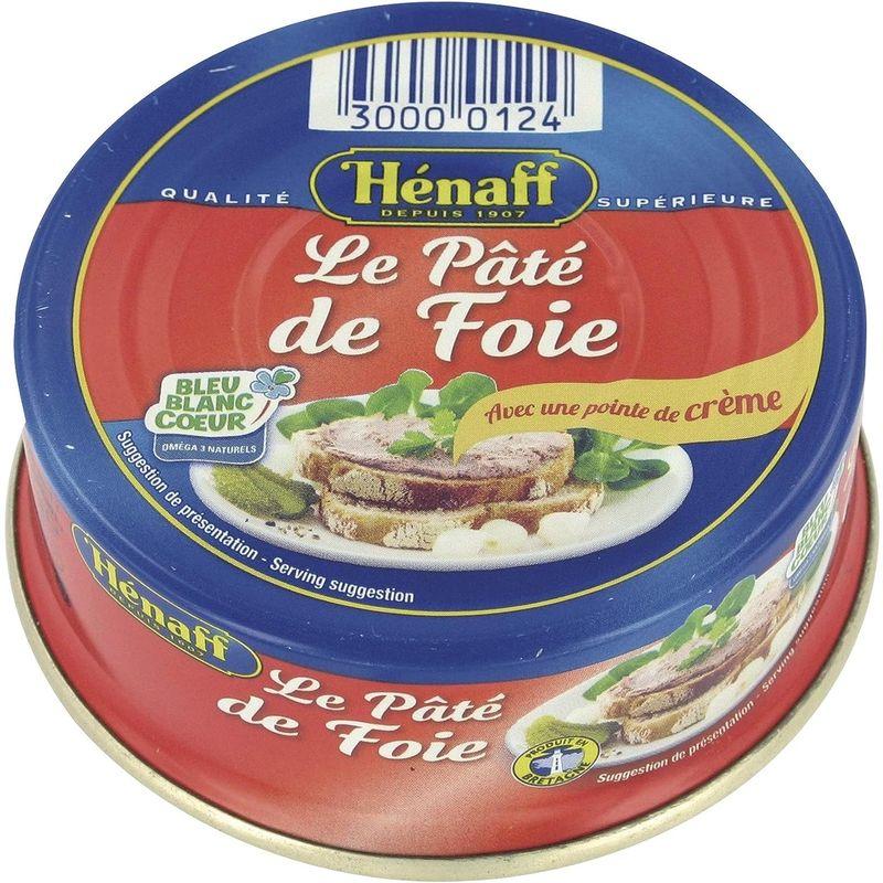 HENAFF (エナフ) レバー パテ 78g 缶 フランス産 豚肉 使用発色剤不使用