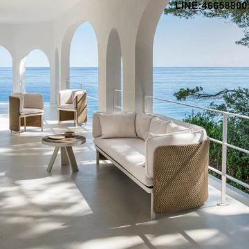 藤編桌椅 沙發椅 戶外家具 酒店家具 度假村家具 戶外沙發 庭院家具 躺椅 戶外桌椅組合 休閒家具 露營桌椅 商用家具 民宿北歐戶外藤編沙發陽臺花園室外庭院騰邦家具客廳休閑防曬防水 支持訂製 免運到府 快速出貨