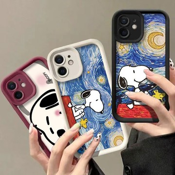 塗鴉卡通史努比 OPPO A16 A17 A57 A60 A77 A98 A73 A79 A52 A96 A97 手機殼