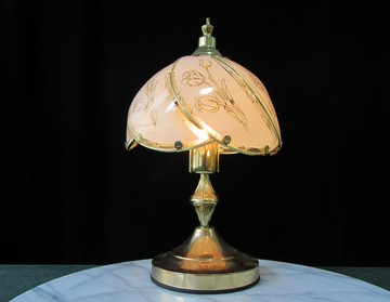 【老時光 OLD-TIME】早期二手台灣玻璃桌燈