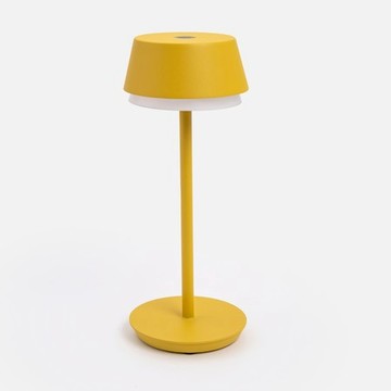 伊登充電式金屬桌燈 芥黃