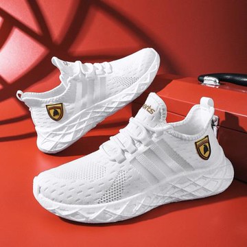 歐洲站爆米花夏季男鞋大碼45透氣軟底網面椰子鞋46休閑跑步運動鞋