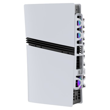 PS5PRO主機溫控散熱風扇/RGB燈風扇  WZL-25052704  白色  1個