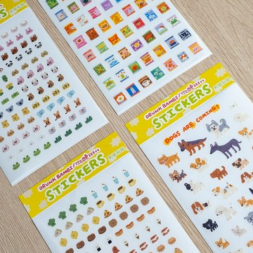 日本和紙 割形手帳貼紙 共6款