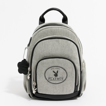 PLAYBOY - 後背包  Stroll系列 - 灰色/552-6305-05-8