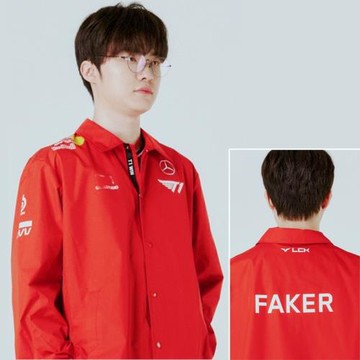 T1新隊服2025LCK戰隊FAKER同款衣服S15世界賽春秋男女外套skt夾克