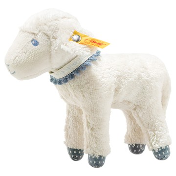 Steiff 金耳釦泰迪熊 Leno Lamb 棉羊 嬰幼兒安撫玩偶 德國製  18cm  1個