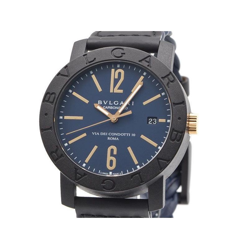ブルガリ BVLGARI カーボン 腕時計 時計 カーボン BB40CL 自動巻き メンズ 1年保証